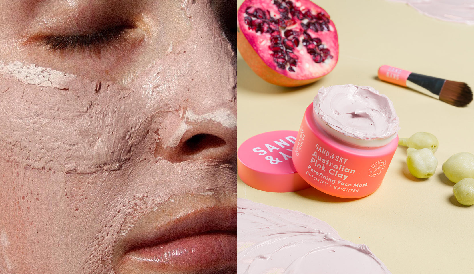 mask on skin to understand the benefits of clay masks