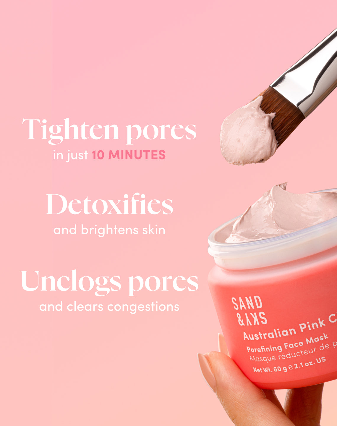Australian Pink Clay Porefining Face Mask