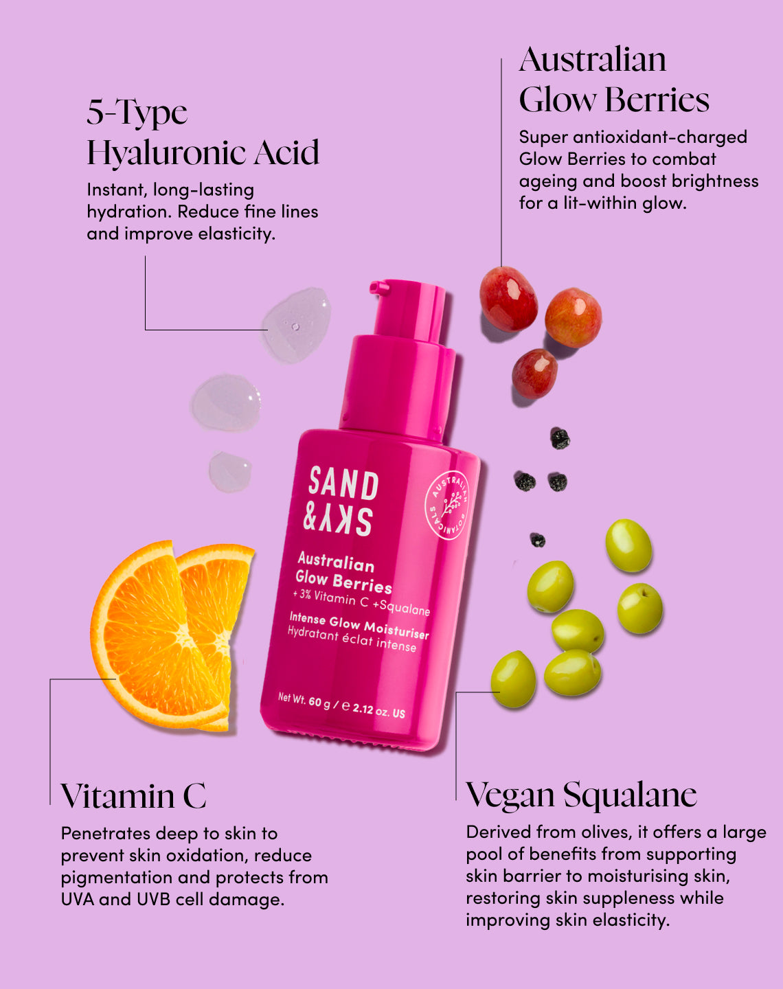 Australian Glow Berries Intense Glow Moisturiser