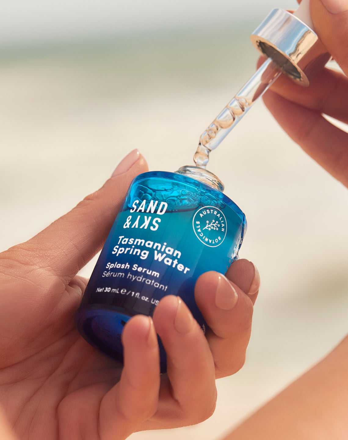 Tasmanisches Quellwasser-Spritzserum