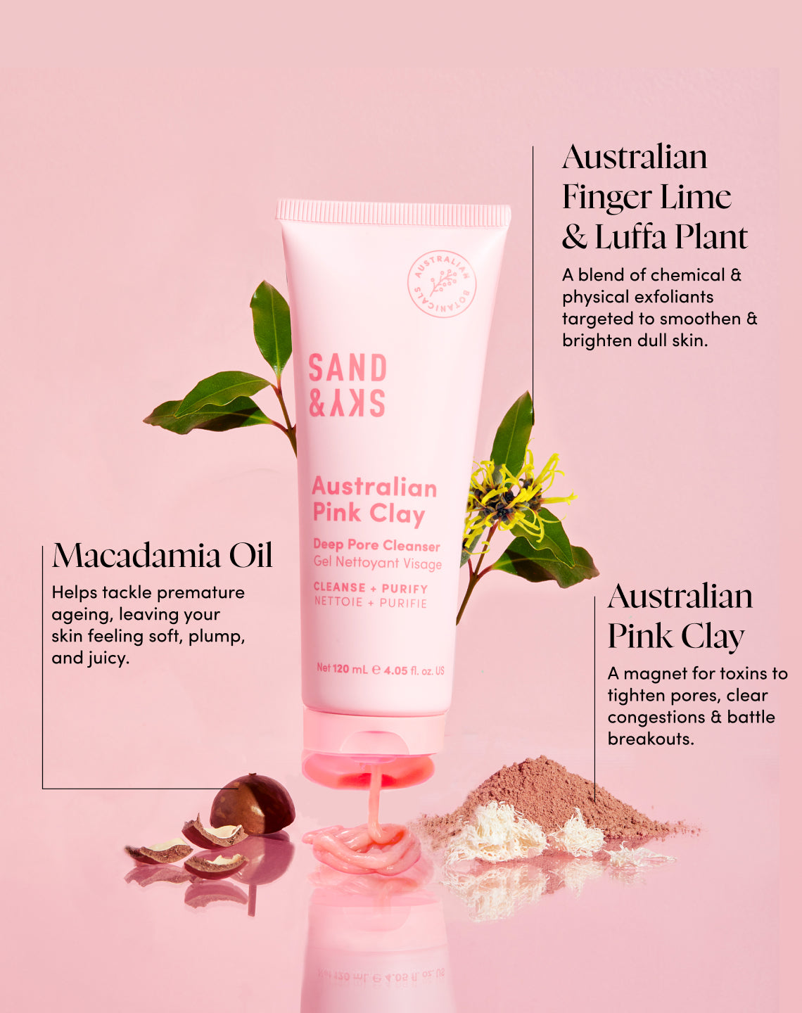 Australian Pink Clay Deep Pore Cleanser