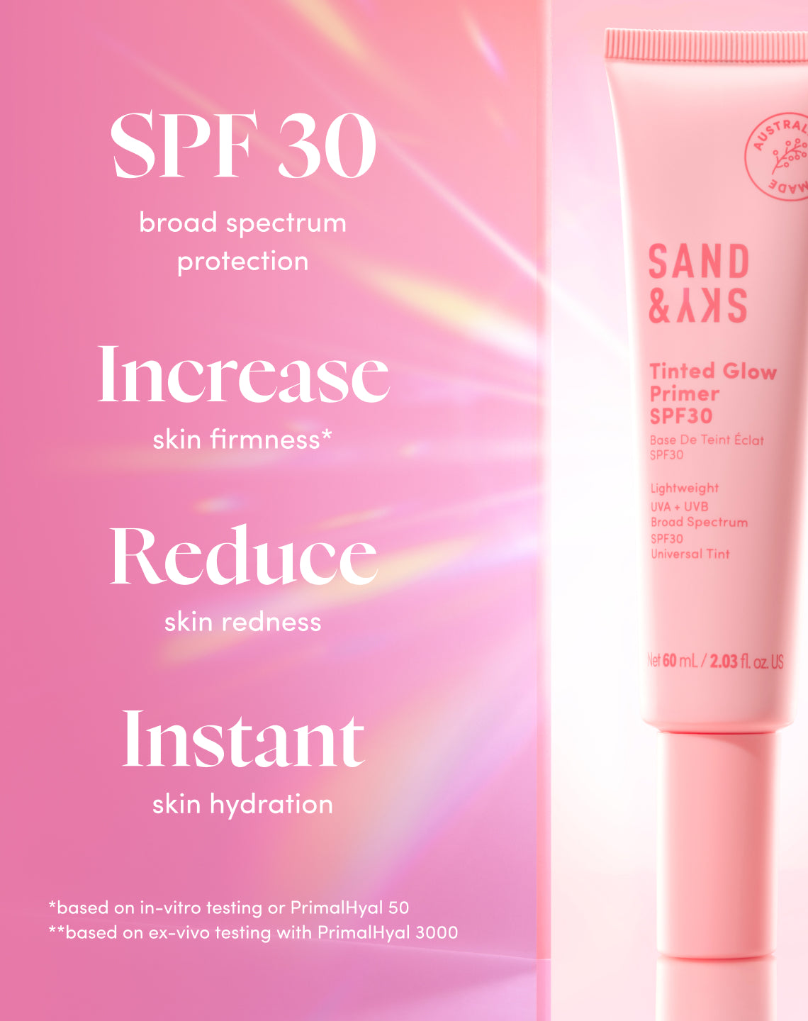 Tinted Glow Primer SPF30 Sunscreen
