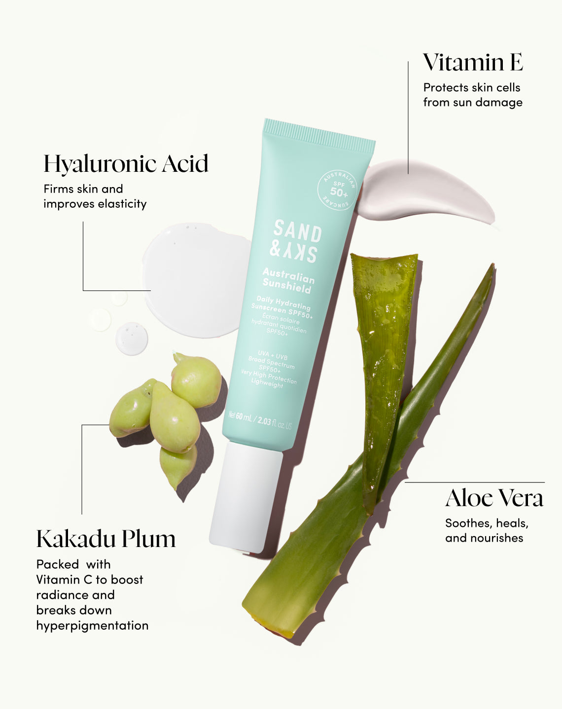 Australian Sunshield Daily Hydrating Sunscreen SPF50+