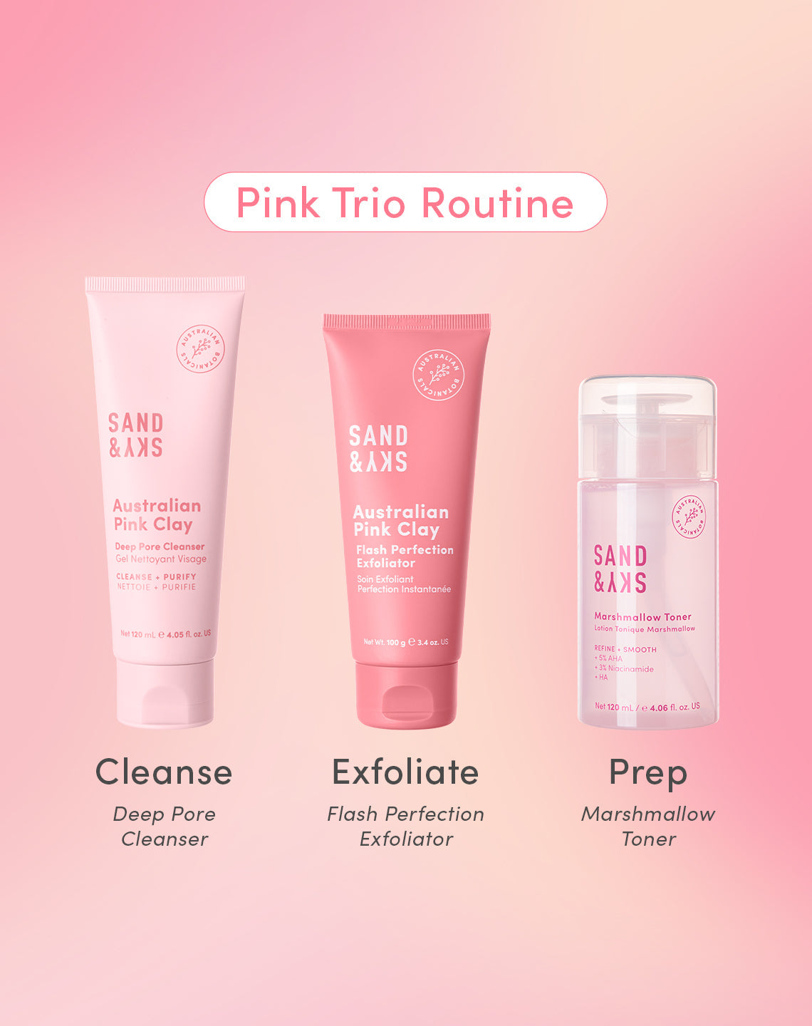 Australischer Pink Clay Flash Perfection Peeling