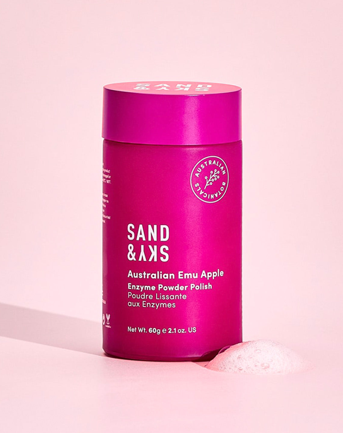 Sand & Sky Australian Glow Berries Enzyme Powder Polish exfoliator with papaya enzymes and native antioxidants
