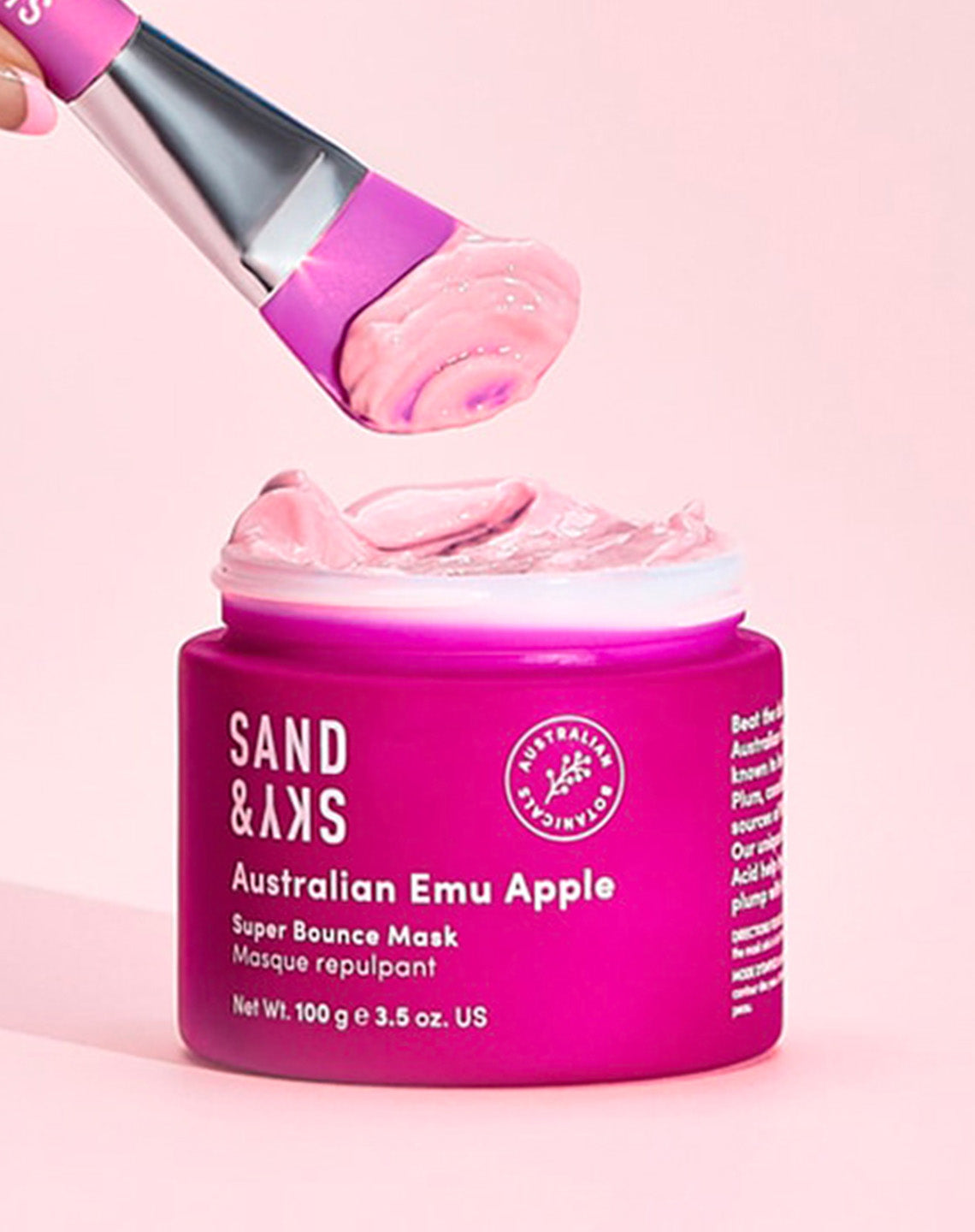Sand & Sky Australian Glow Berries Super Bounce Mask hydrating face mask with native antioxidants for plumping and bounce