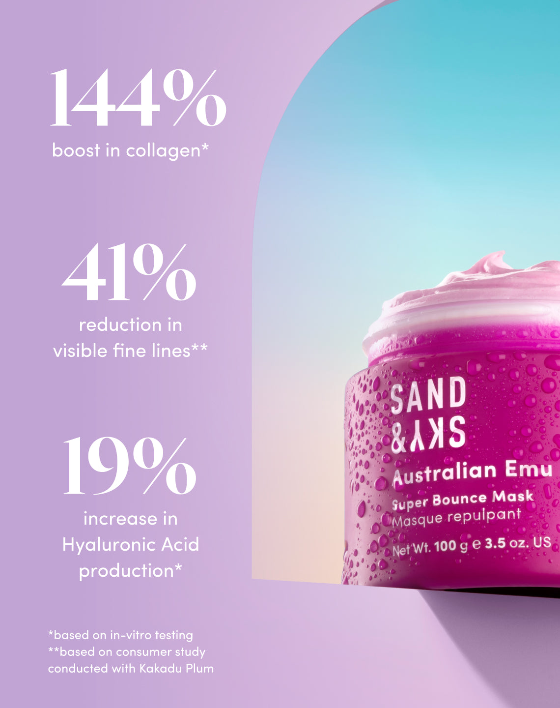 Australian Glow Berries Super Bounce Maske