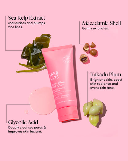 Australian Pink Clay Flash Perfection Exfoliator