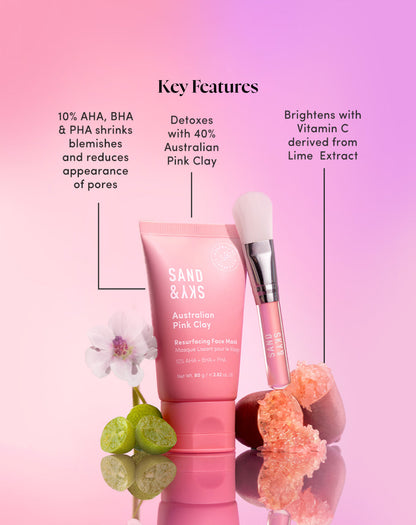 Australian Pink Clay Resurfacing Mask