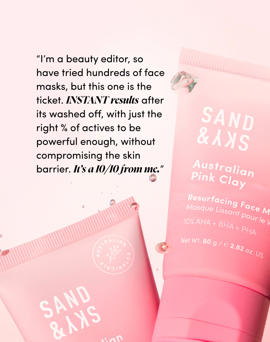 Australian Pink Clay Resurfacing Mask