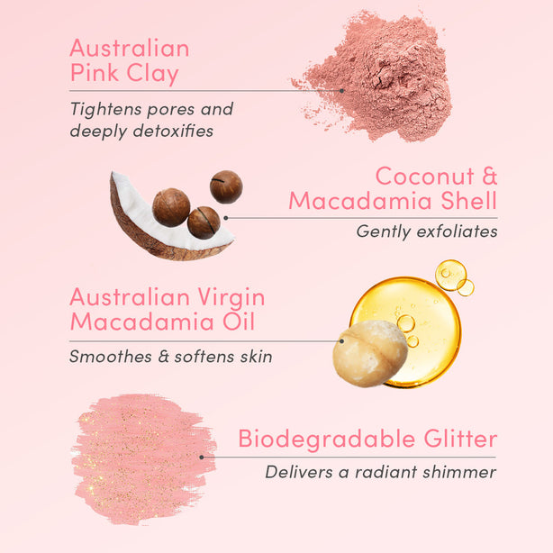 Australian Pink Clay Smoothing Body Sand
