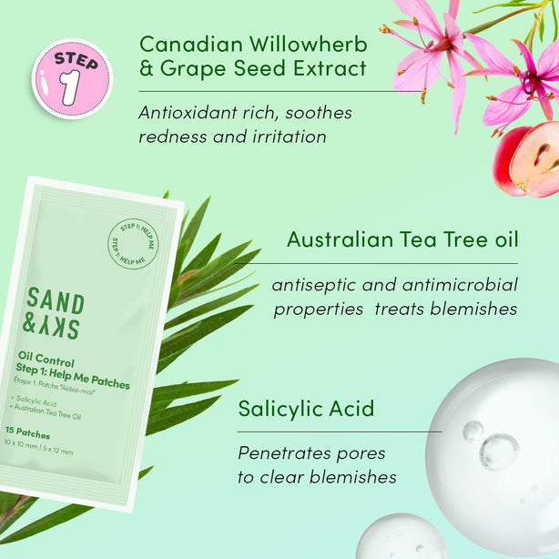 Oil Control Dual Action Blemish Patches