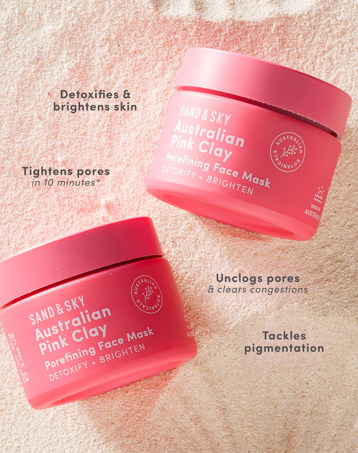 Australian Pink Clay Mask Besties Kit