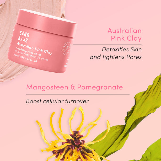 Australian Pink Clay Porefining Face Mask