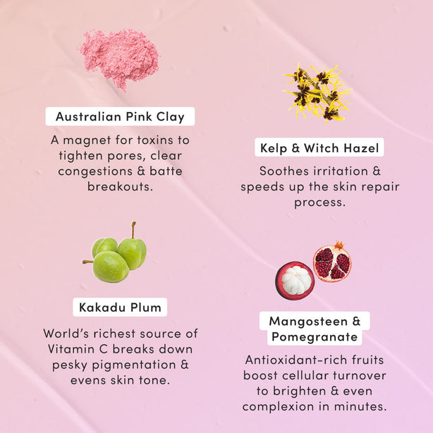 Australian Pink Clay Porefining Face Mask